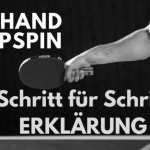 Forehand topspin technique in desk tennis  Bojan Besinger