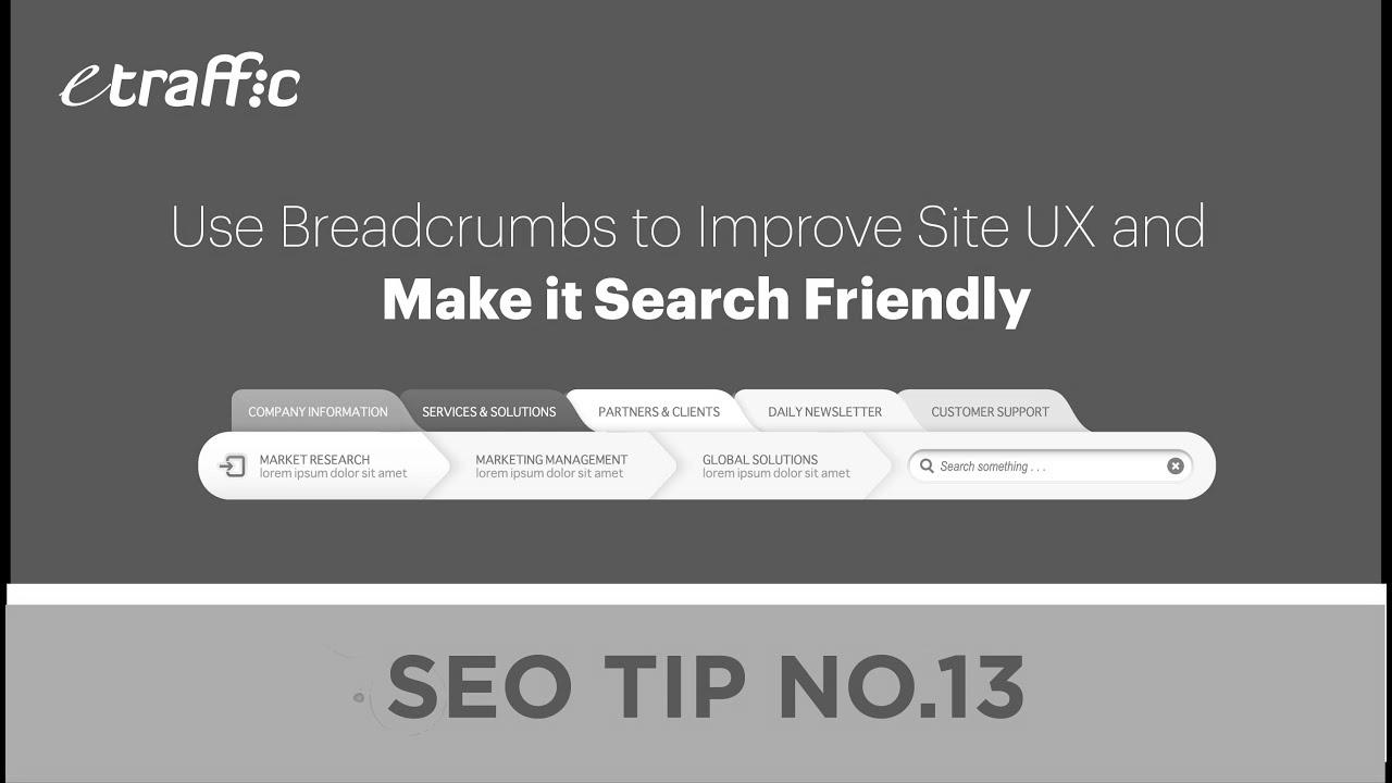 web optimization Ideas 13 |  Use Breadcrumbs to Enhance Web site UX and Make it Search Friendly