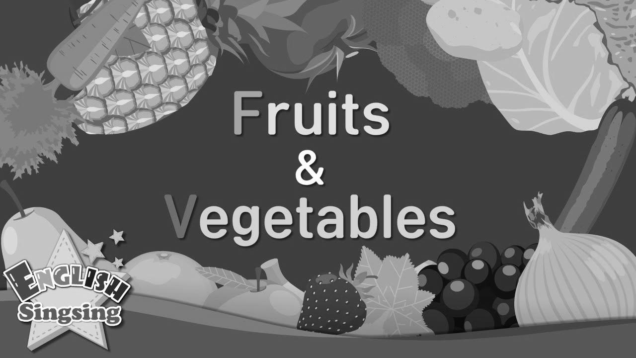 Kids vocabulary -[Old] Fruits & Vegetables – Be taught English for kids – English educational video