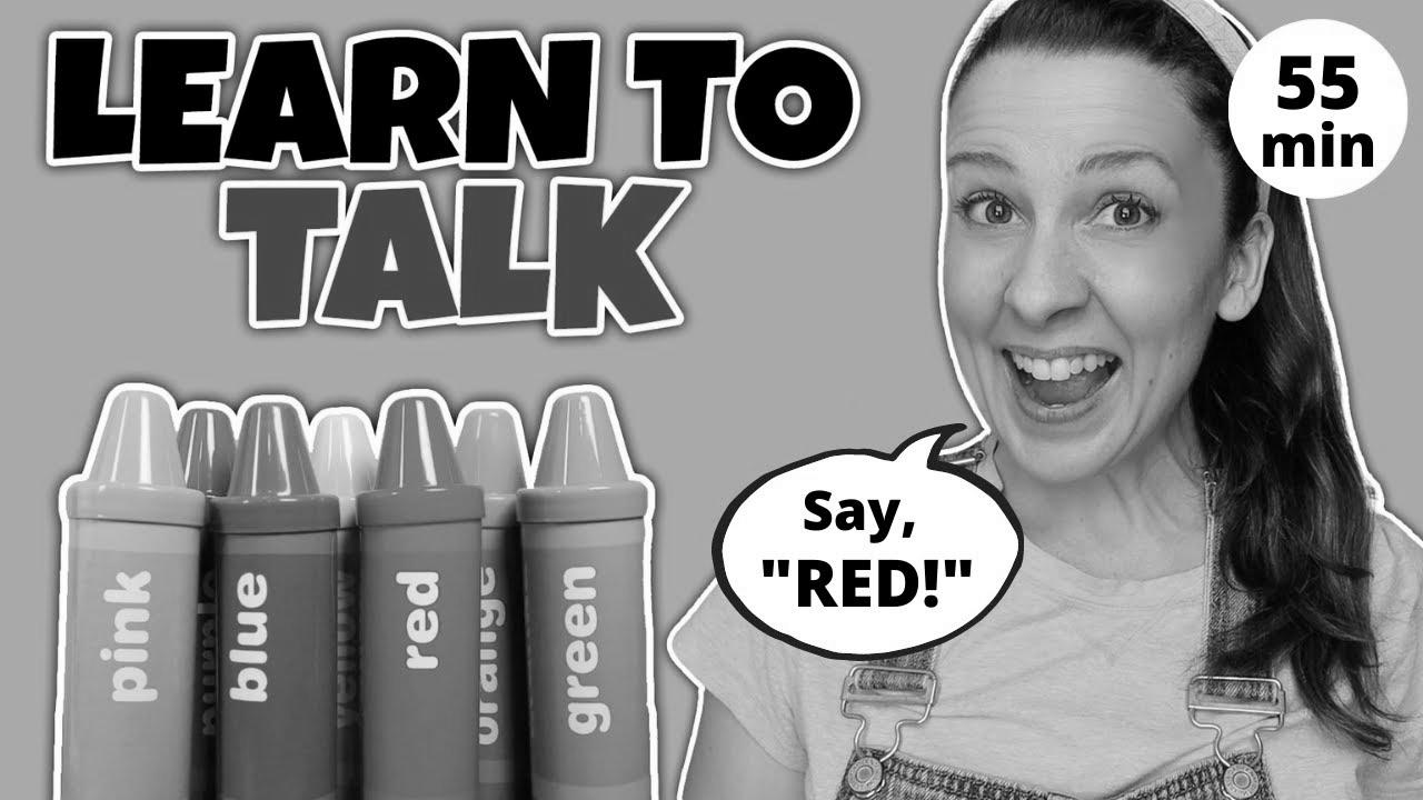 Learn To Talk – Toddler Studying Video – Study Colours with Crayon Surprises – Speech Delay – Baby