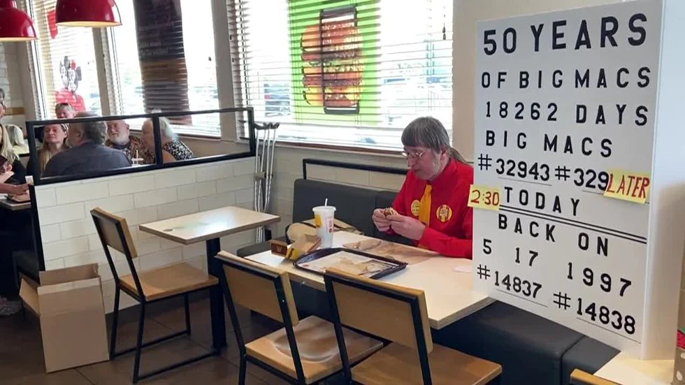 Wisconsin man celebrates 50 years of consuming Massive Macs every day