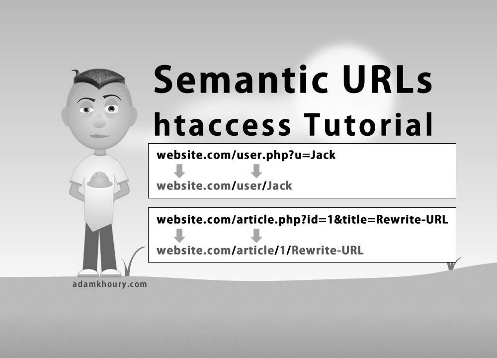 Semantic URL htaccess Tutorial Website positioning Friendly Clear Links Rewrite