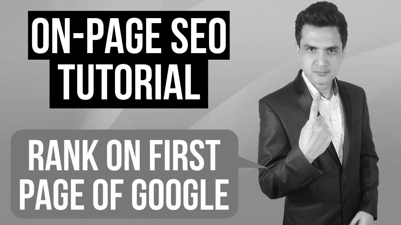 On-page search engine optimization Tutorial – Rank Any Web site or Weblog on 1st Page of Google in 2020 |  Pritam Nagrale