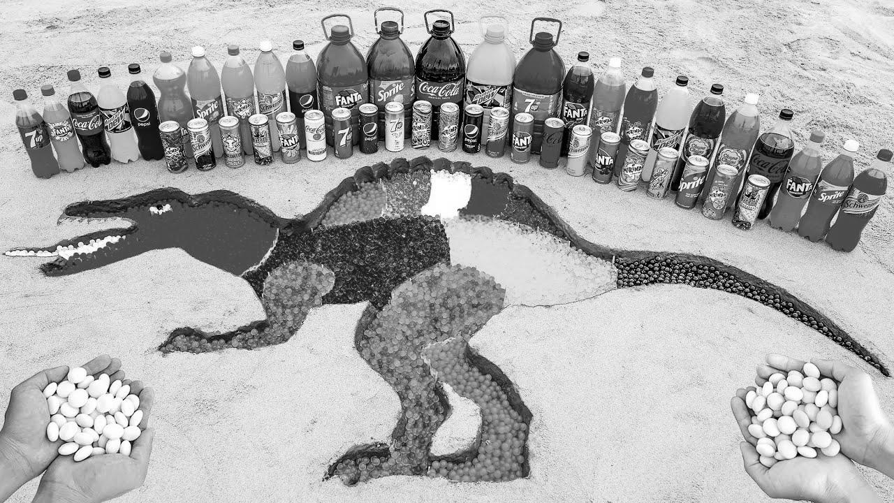 How one can make Spinosaurus Dinosaur with Orbeez, Fanta, Sprite, Coca Cola, Mentos and Well-liked Sodas