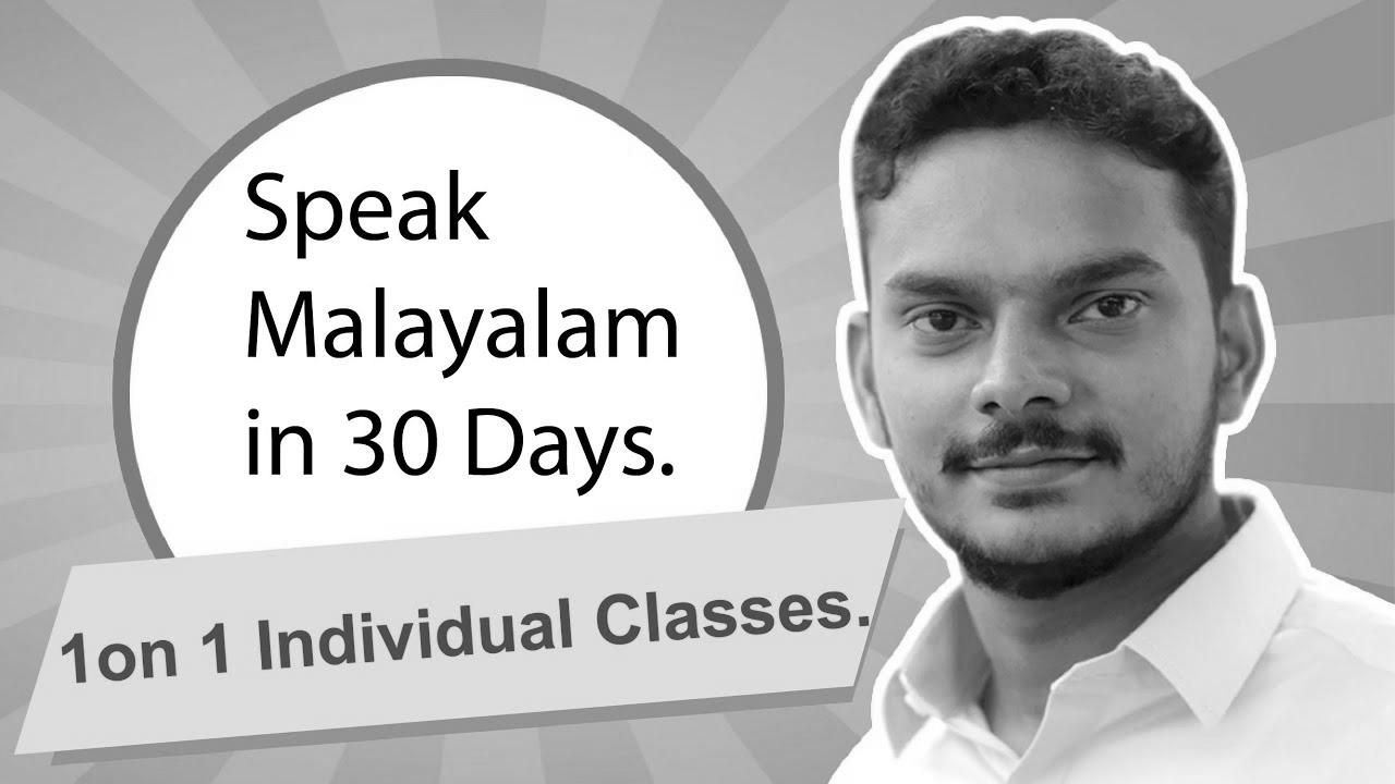 Be taught Malayalam by means of English, Hindi or Tamil in 30 Days |  English with Jintesh |