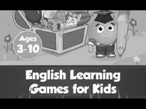 Fun English: Language learning games for kids ages 3-10 to be taught to learn, converse & spell